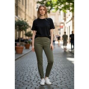 Signature by Levi Strauss Gold Totally Shaping Pull-On Skinny Pants Olive 12M